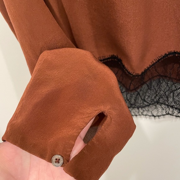 100% Silk Wilfred Blouse - Picture 5 of 10